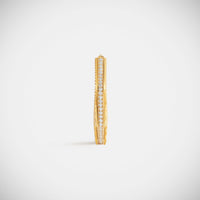 Marie Lichtenberg Staging Earring NYC Diamond Yellow Earring large