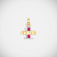 Marie Lichtenberg Staging Pendant One Ruby Pendant