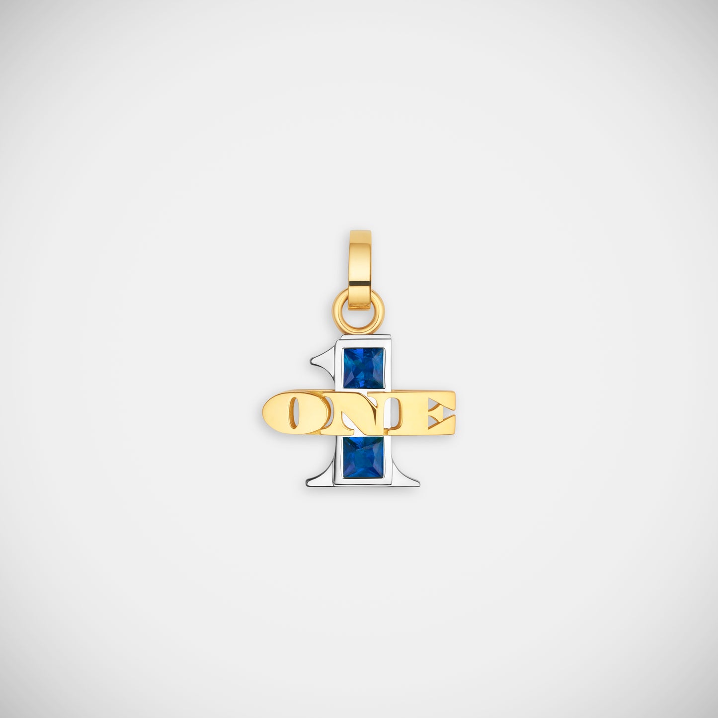 Marie Lichtenberg Staging Pendant One Sapphire Pendant