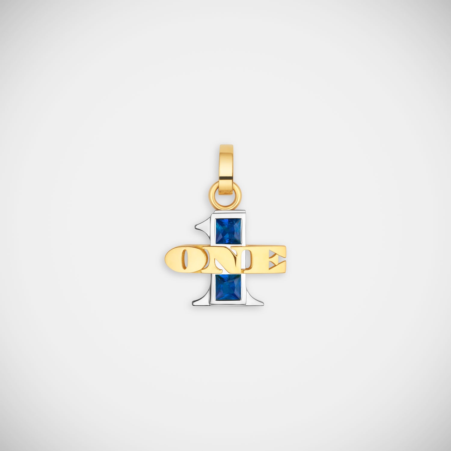 Marie Lichtenberg Staging Pendant One Sapphire Pendant