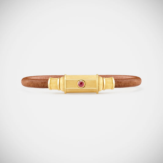 Marie Lichtenberg Staging Bracelet Ruby Lasso Baby Locket Bracelet