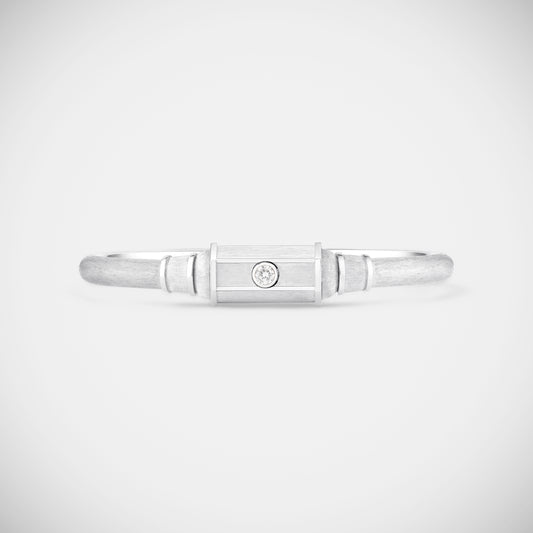 Marie Lichtenberg Staging Bracelet White Gold Baby Locket Bracelet