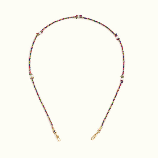 Marie Lichtenberg Staging Link Mauli blue & burgundy 41cm