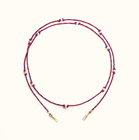 Marie Lichtenberg Staging Link Mauli red & navy 73cm